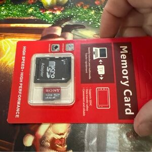 Sony Memory Card with Adapter - White